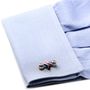Classic Barber Shop Pole Cufflinks