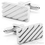 Classic Silver Bars Cufflinks