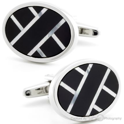 Classic X Onyx Cufflinks