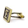 Classic Yellow Letter E Cufflinks