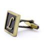 Classic Yellow Letter L Cufflinks