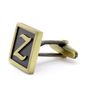 Classic Yellow Letter Z Cufflinks