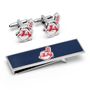 Cleveland Indians Cufflinks And Money Clip Gift Set