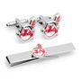Cleveland Indians Cufflinks And Tie Bar Gift Set