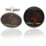 Connecticuter Quarter Coin Cuff Links