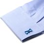 Cool Cut Blue Bow Tie Cufflinks-CLI-CC-BWT-BL