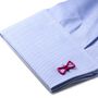 Cool Cut Pink Bow Tie Cufflinks-CLI-CC-BWT-PK