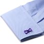 Cool Cut Purple Bow Tie Cufflinks-CLI-CC-BWT-PRP