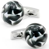 Cool Reflections in Steel Cufflinks