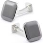 Copper Alloy Gray Paintting Cufflinks