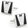 Criss Cross Shell Cufflinks