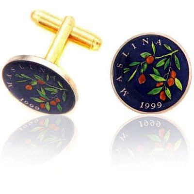 Croatian Coin Cuff Links