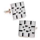 Crossword Puzzle Cufflinks