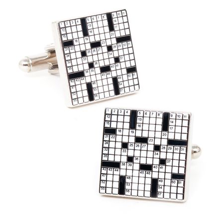 Crossword Puzzle Cufflinks