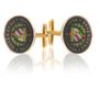 Cuban Crest Coin Cuff Links