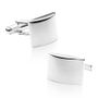 Curved Engravable Cufflinks