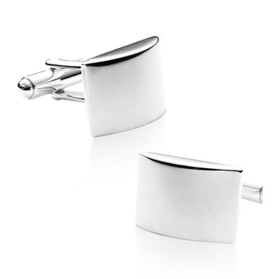 Curved Engravable Cufflinks