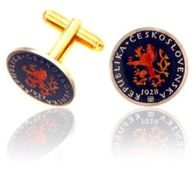 Czechoslovakian Republic Coin Cuff Links