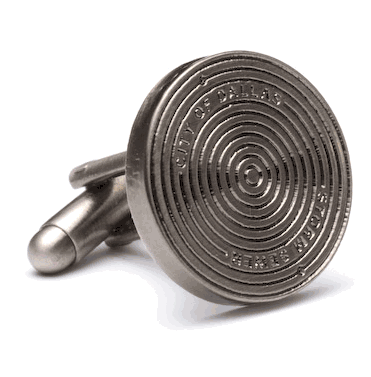 Dallas Manhole Cover Cufflinks