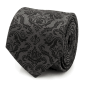 Damask Darth Vader Black Men's Tie