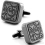 Dark Art Deco Square Cufflinks