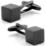 Dark Silver Cubic Cufflinks