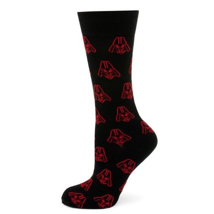 Darth Vader Black and Red Socks