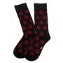 Darth Vader Black and Red Socks