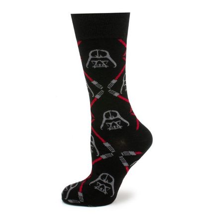 Darth Vader Lightsaber Black Socks