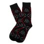 Darth Vader Lightsaber Black Socks