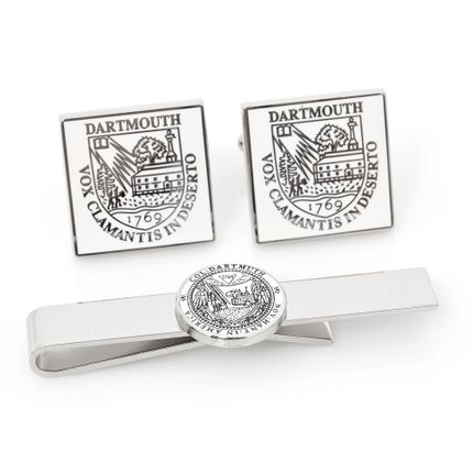 Dartmouth College Cufflinks And Tie Bar Gift Set