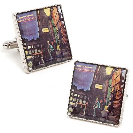 David Bowie Ziggy Stardust Album Cover Cufflinks