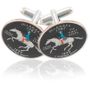 Delawarean Quarter Coin Cuff Links