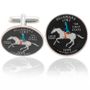 Delawarean Quarter Coin Cuff Links