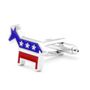 Democratic Donkey Political Cufflink