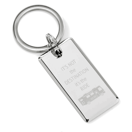 Destination Engraved Key Chain