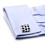 Diamond Oval USB Cufflinks