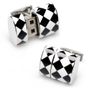 Diamond Oval USB Cufflinks