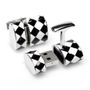 Diamond Oval USB Cufflinks