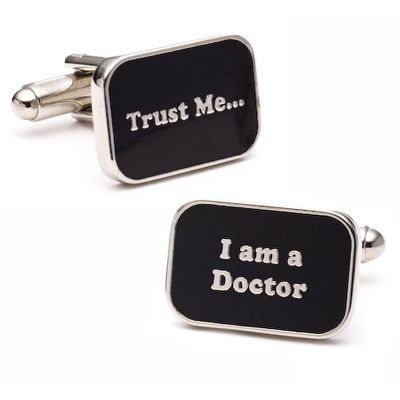 Doctor Slogan Cufflinks