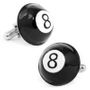 Domed 8 Ball Cufflinks