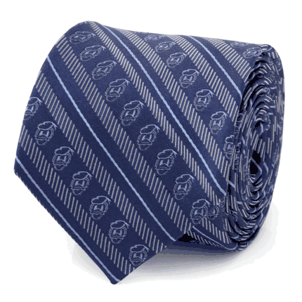 Donald Duck Striped Blue Men's Tie