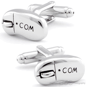 Dot Com Mouse Cufflinks