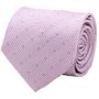 Dotted Herringbone Pink Silk Tie