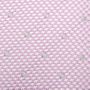 Dotted Herringbone Pink Silk Tie