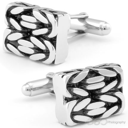 Double Chain Effect Cufflinks
