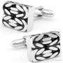 Double Chain Effect Cufflinks