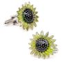 Eco-Maniac Sunflower Cufflinks