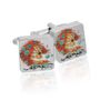 Ed Hardy "Ghost" Metal Tattoo Cufflinks
