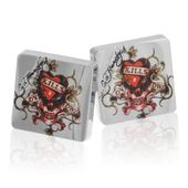 Ed Hardy 'Love Kills Slowly' Square Cufflinks